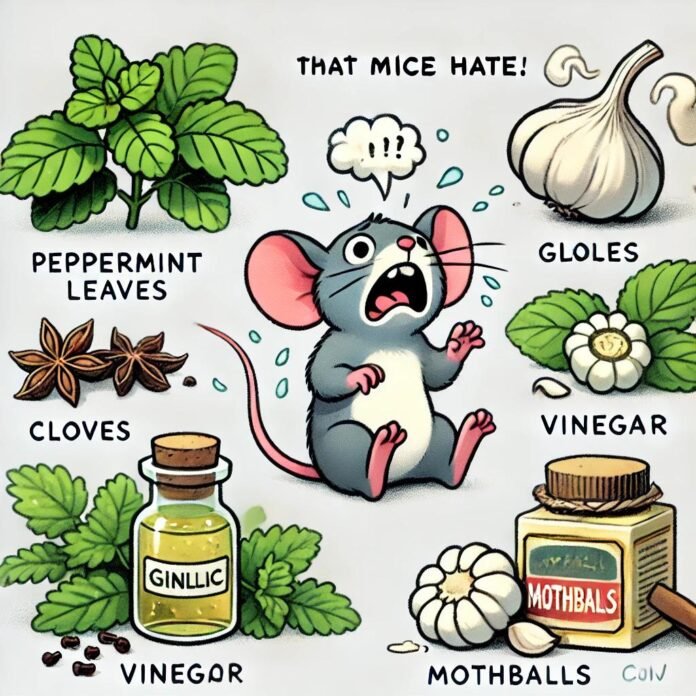 what smells do mice hate